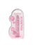 Gode avec Testicules Crystal Clear 17,8 cm