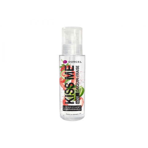 Lubrifiant Eau Embrassable Kiss Me Daiquiri Fraise 100 ml