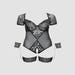 Body Ouvert, Jarretières & Menottes Dentelle Noir