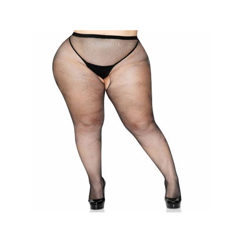 Collant Résille Ouvert 1404Q Ginny Plus Noir GT