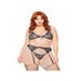 Ensemble 3 Pièces 81627X Dentelle & Strass GT