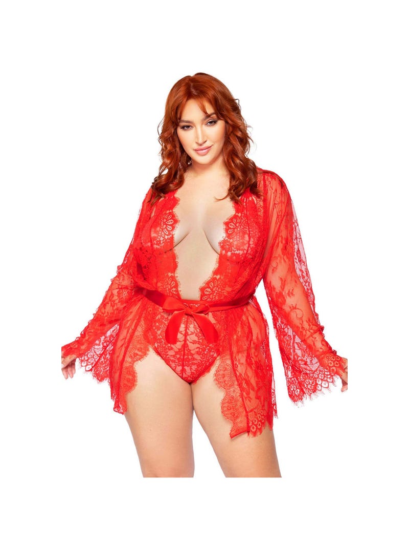 Body & Déshabillé 86112X Dentelle Florale Rouge GT main product photo