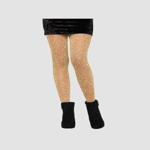 Collant 7130 Pailleté Or