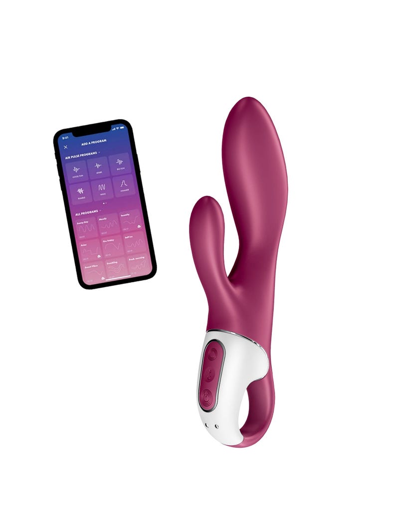 Satisfyer Heated Affair Vibromasseur Rabbit Connecté main product photo