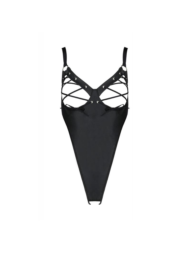 Body Ouvert Celine Leather Collection Noir main product photo