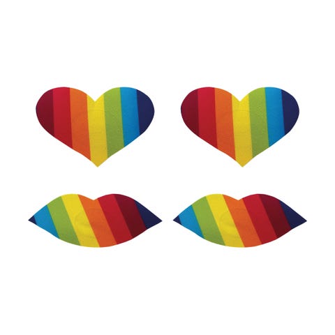 Caches-Tétons Nipplicious Rainbow Pasties