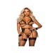 Completino 4 Pezzi Aperto 81653 Pizzo & Polsini Nero