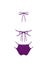 Maillot de Bain 2 Pièces Balitta Violet Magnétique