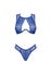 Set 2 Pezzi Giselia in Rete e Pizzo Blu