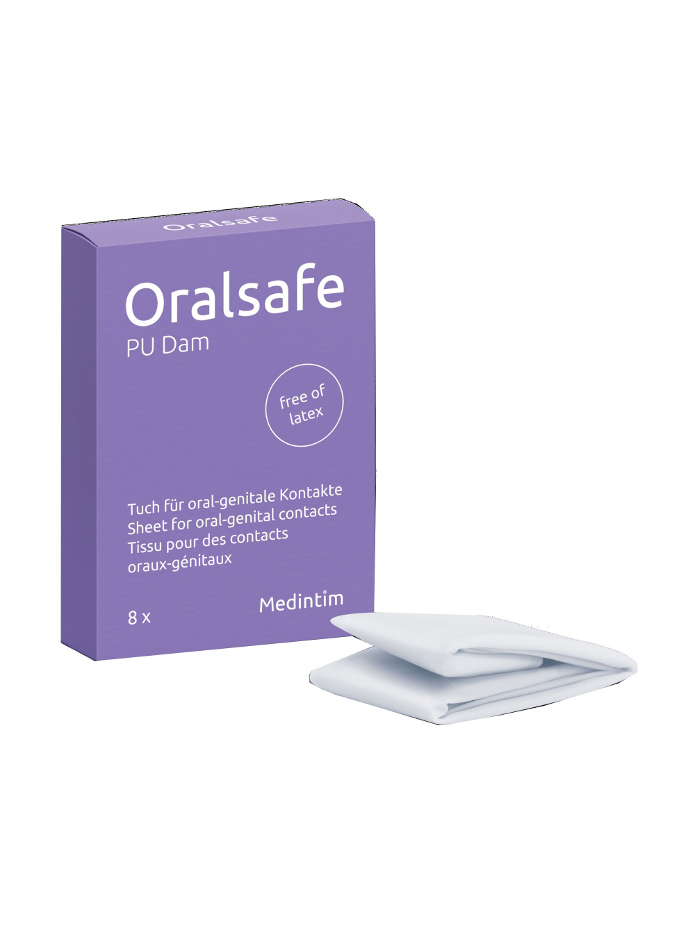 Dental Dam OralSafe Vaniglia Confezione da 8