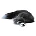 Plug Anal Queue de Renard L Black & White Fox Tail