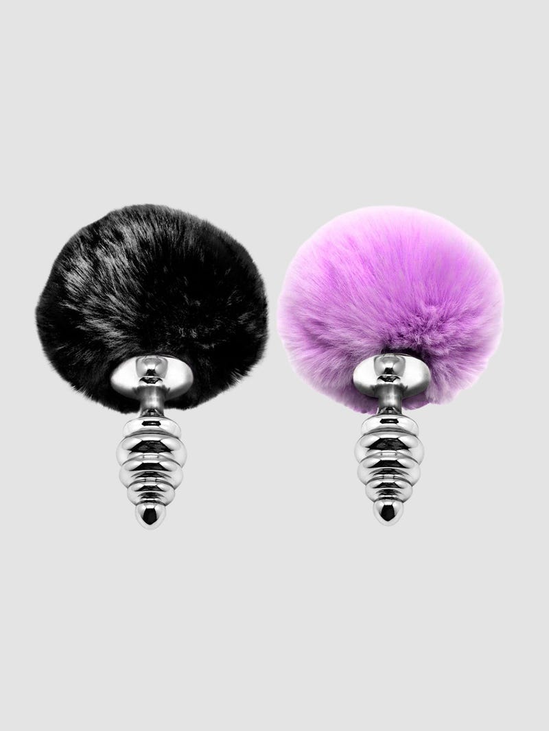 Plug Anal en Métal Fluffy Twist S 