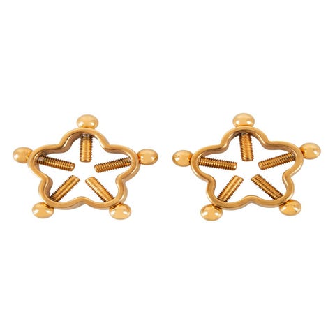 Pinces à Tétons X Nipple Jewellery Or