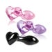 Plug Anale in Vetro Crystal Heart