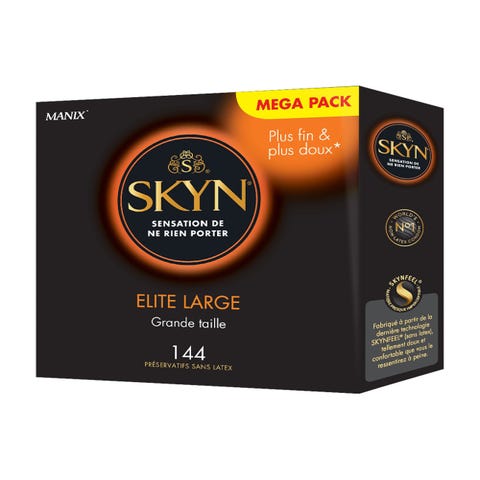 Préservatifs Skyn Elite Grande Taille Boîte de 144