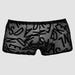 Boxer Transparent A-Z Noir