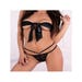 String Ouvert Nomade Dentelle Noire