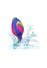 Plug Anal Tie-Dye Cheeky Medium