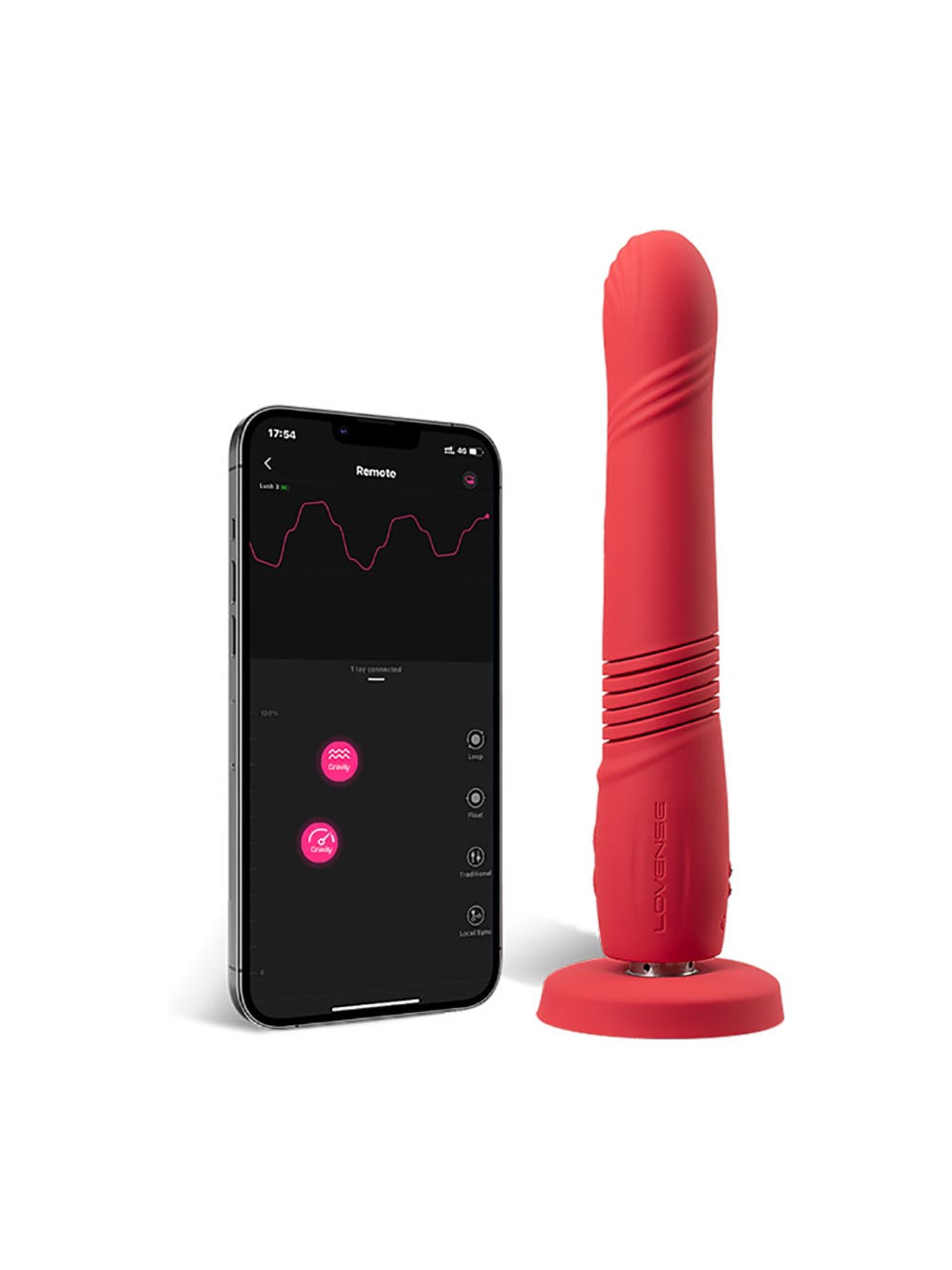 Vibromasseur Connect Va-et-vient Gravity de Lovense Vibromasseur Connect Va-et-vient Gravity de Lovense