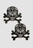 Cache-Tétons Calavera Strass