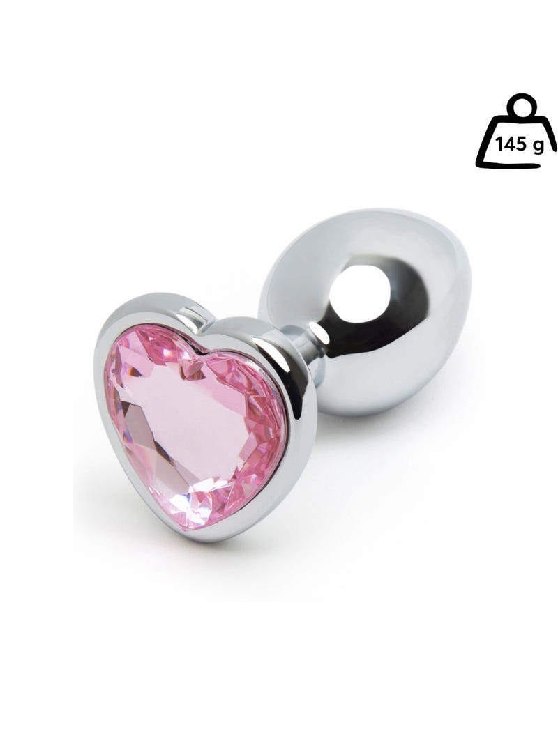Plug Anal Bijou Coeur Secret Shine Rose S main product photo