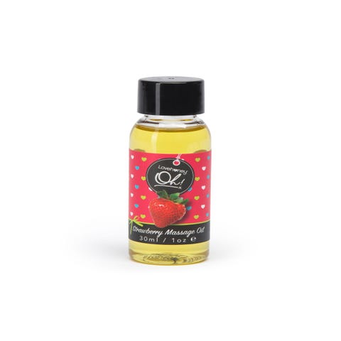 Huile de massage embrassable à la fraise Oh! 30 ml