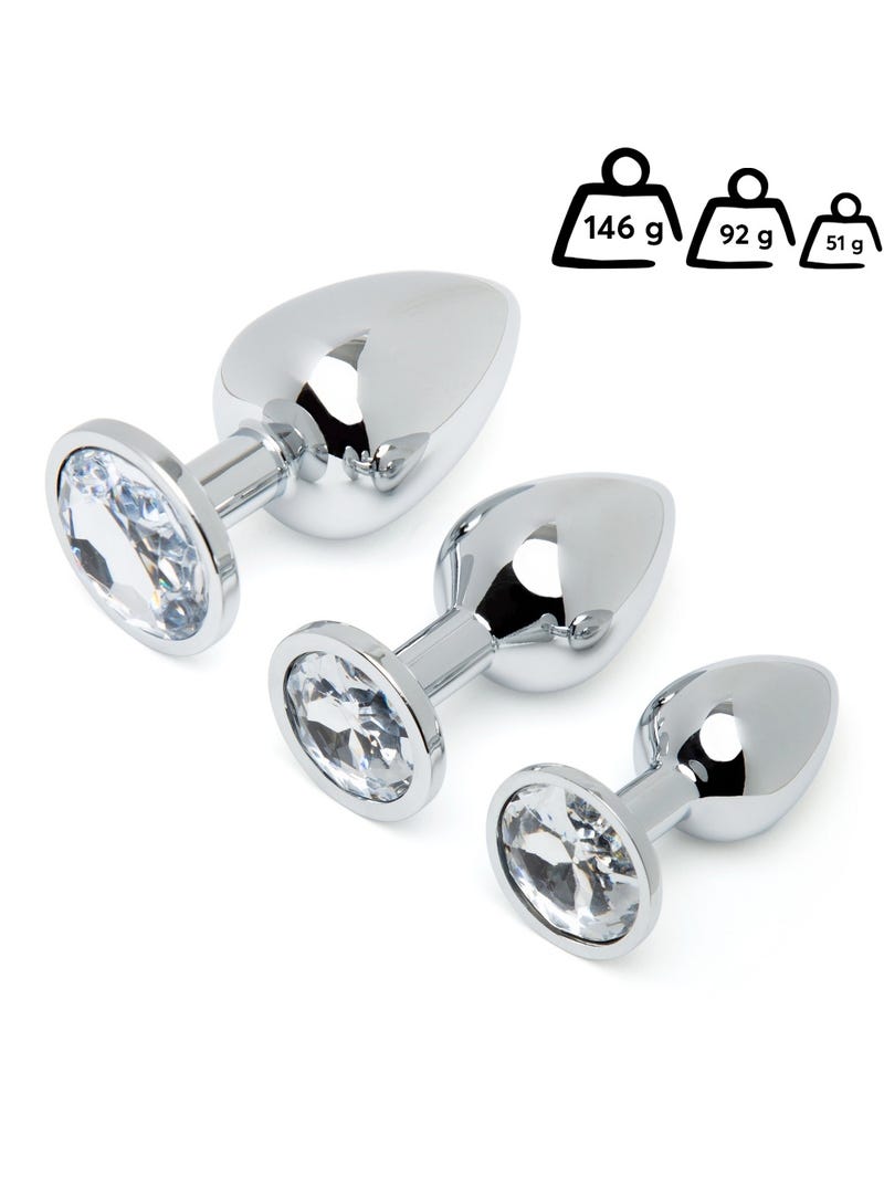 Kit 3 Plugs Anal Bijou Secret Shine main product photo