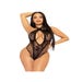 Body String 89313 avec Dentelle & Résille Noir