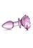 Plug anal en verre Pink Rose small