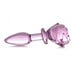 Plug Anal en Verre Pink Rose Small