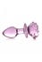 Plug anal en verre Pink Rose medium