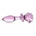 Plug Anal en Verre Pink Rose Medium