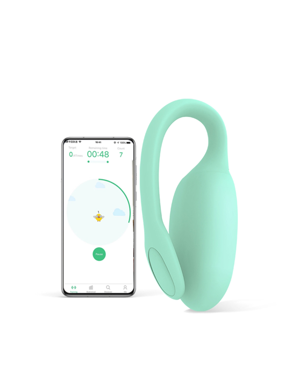 Ovetto Vibrante Connesso Fitcute Kegel Rejuve