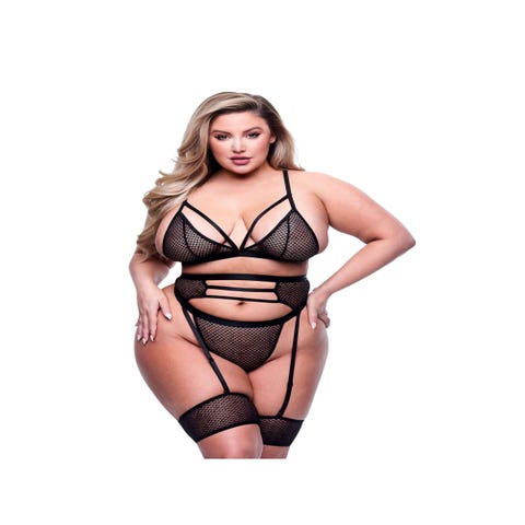 Ensemble 3 pièces transparent noir GT
