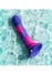 Gode ventouse silicone multicolore violet 17,8 cm Luxe