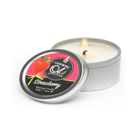 Bougie de massage Oh! fraise