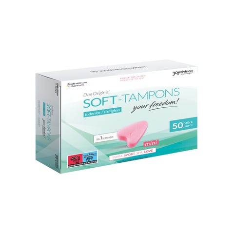 Éponges Menstruelles Soft-Tampons Mini Boîte de 50