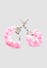 Menottes en métal avec fourrure rose Furry Handcuffs