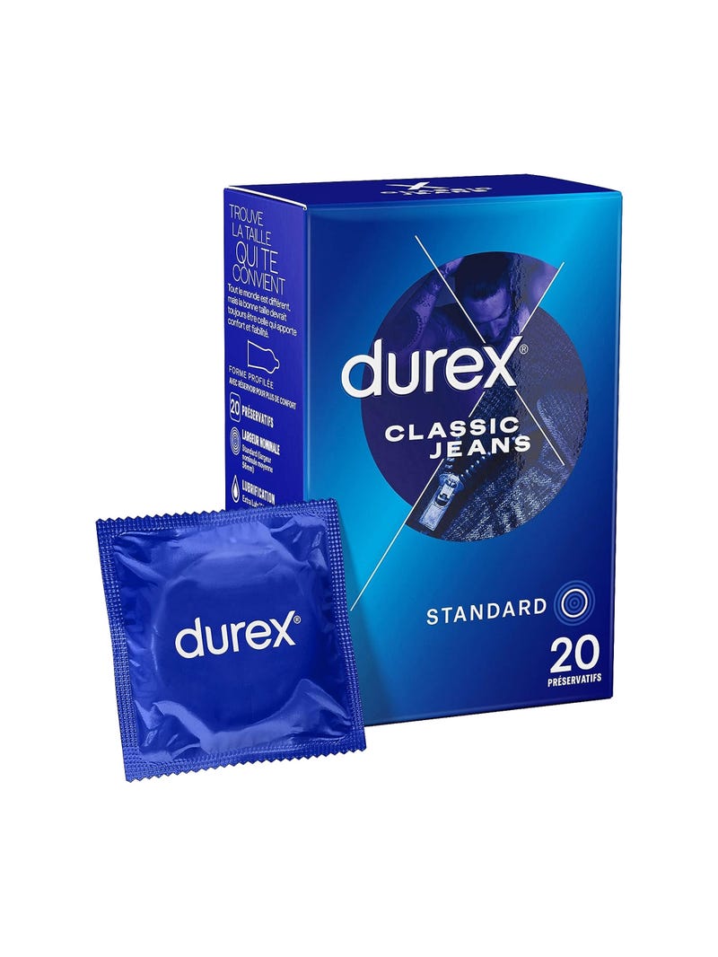 Preservativi Durex Classic Jeans 20 Pezzi main product photo