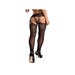 Collant Effet Porte-Jarretelles S206 Noir