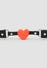 Bâillon boule coeur Bondage Boutique