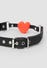 Bâillon boule coeur Bondage Boutique