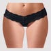 String en dentelle avec perles stimulantes