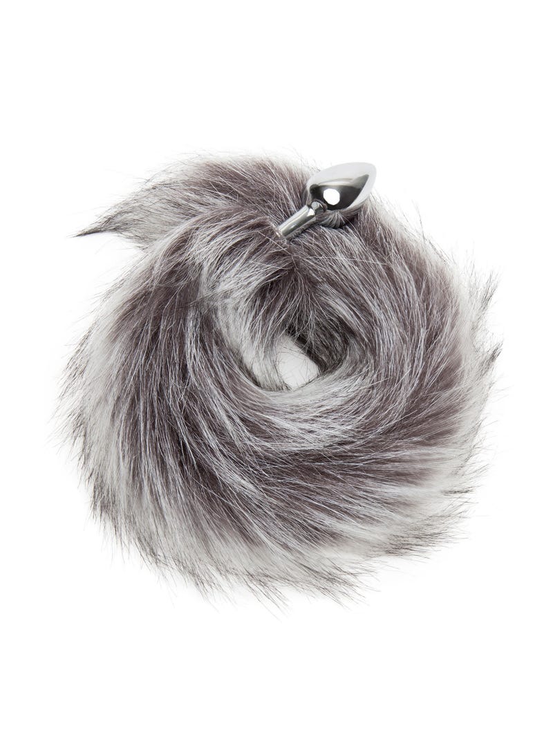 Plug Anale Small Coda Volpe Silver Deluxe main product photo