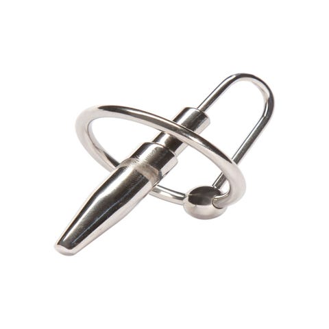Plug à urètre et anneau pour gland Deluxe DOMINIX