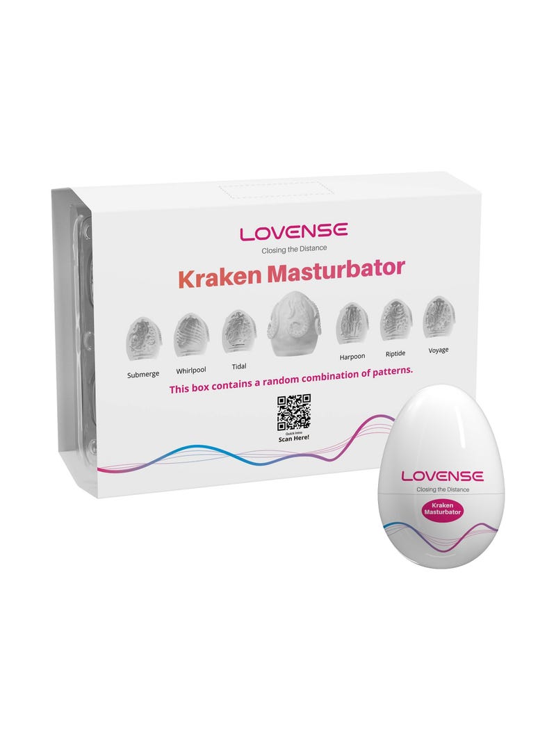 Pack de 6 Masturbateurs Oeufs Lovense Kraken main product photo