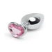 Plug Anal Bijou Coeur Secret Shine Rose M