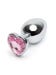 Plug Anale con Gioiello Cuore Secret Shine Rosa L