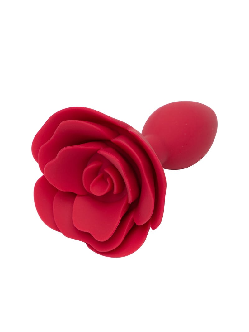 Plug Anal Silicone Wild Bloom Rose Rouge main product photo