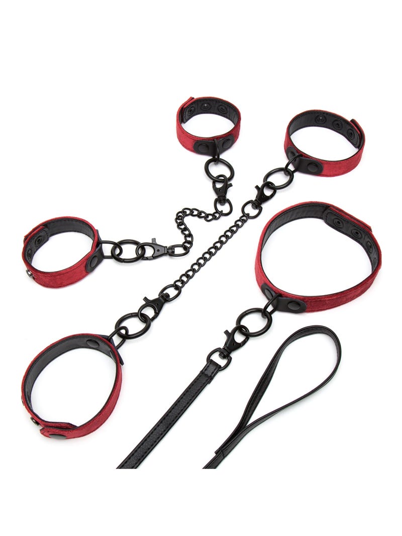 Kit d'Attaches Collier et Menottes 3 Pièces Ruby main product photo